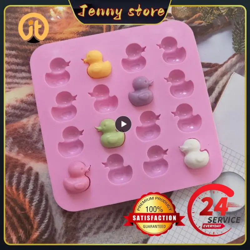 Силиконовая форма для шоколада мини-Утенок желе блока эпоксидная льда поднос