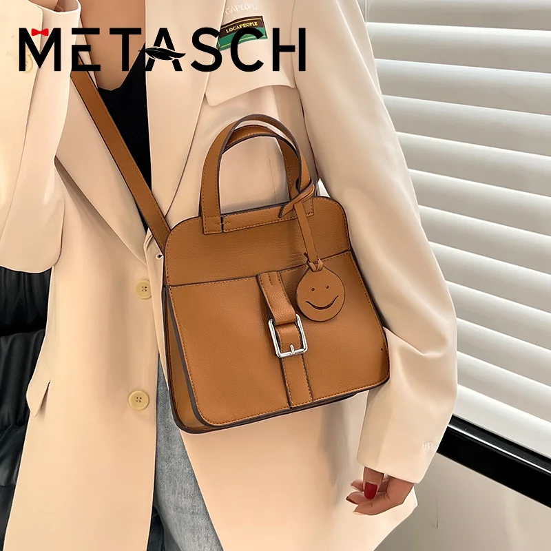 

METASCH Crossbody Bag 2022 New Fashion Solid Women's Bag Shoulder Bag Versatile Luxury Design Halzan Bag Messenger Bag