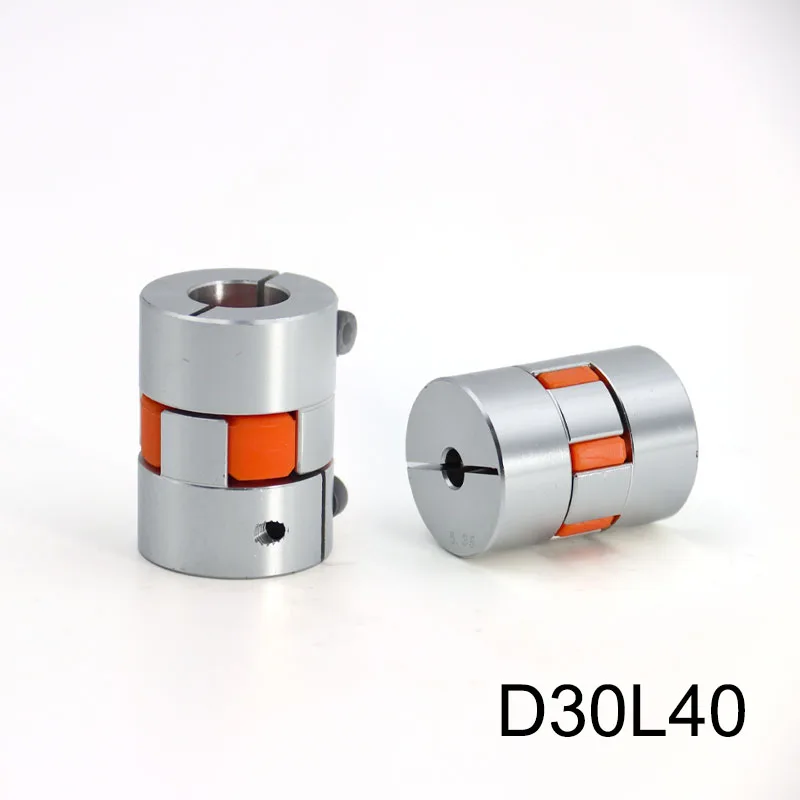 

Гибкая муфта сливового вала D30L40, 3-кулачковая алюминиевая эластичная муфта кодировщика двигателя, муфта вала шагового двигателя