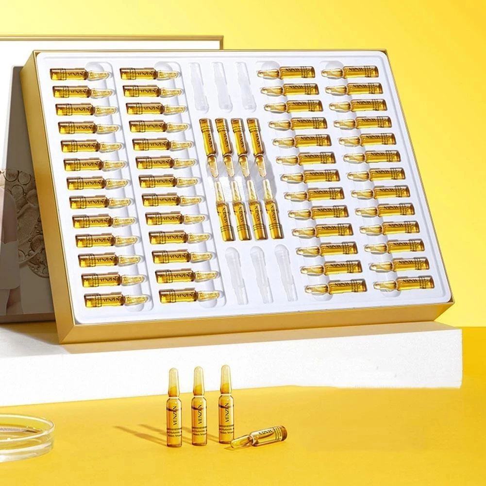 

60PCS/Set Hot Sales Second Crack Yeast Hyaluronic Acid Essence Moisturizing Yue Yan Silky Contractive Pore Skin Care