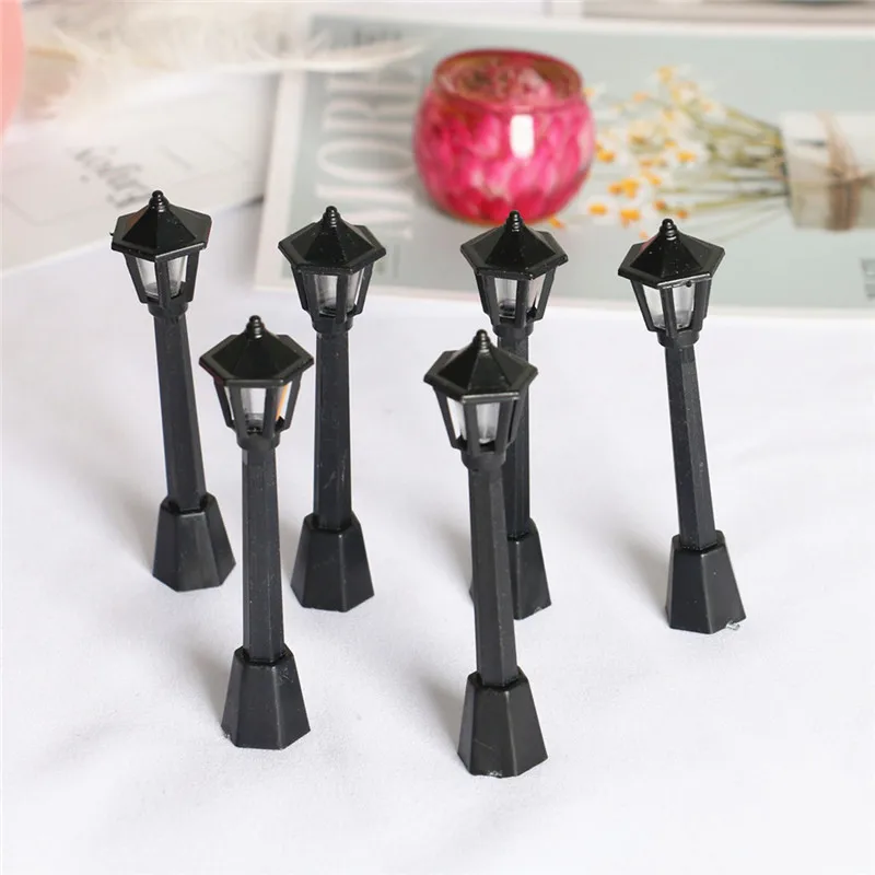 

6/12 Creative Christmas Tree Pendant Simulation Street Light Model Light Christmas Party DIY Home Decoration New Year Decoration