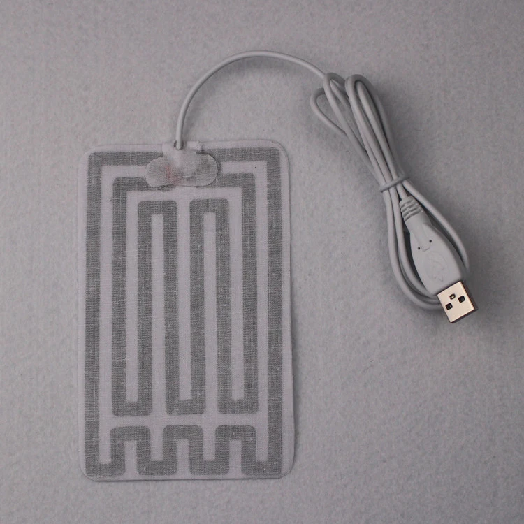 

Universal USB Heating Pad 5V Carbon Fiber Electric Heating Film for Waist Belt Heat Gloves Accessories