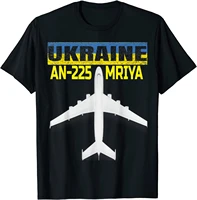 ukrainian an 225 mriya biggest cargo plane in the world t shirt short sleeve 100 cotton casual t shirts loose top size s 3xl