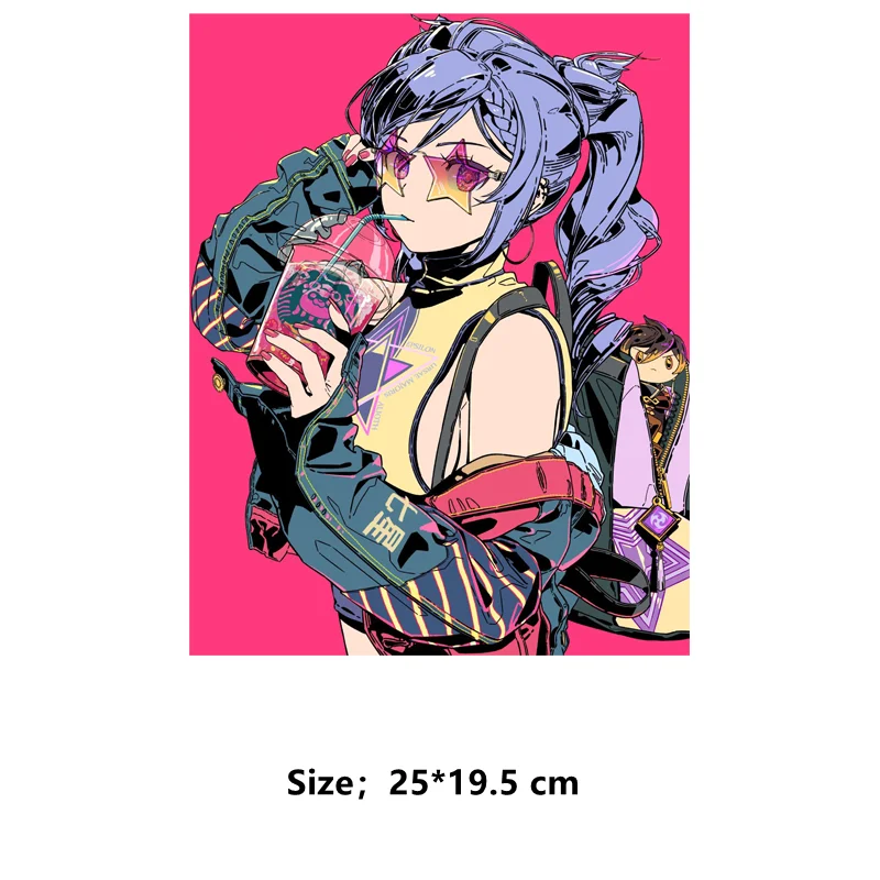 Genshin My Hero моя геройская Академия Аниме Девушки иллюстрация пользовательский патч