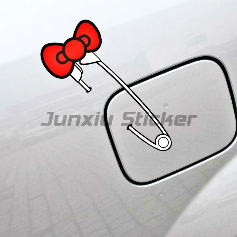 

Etie New Cute Bow Pin Car Sticker Creative Decal Decoration Vinyl Waterproof Material