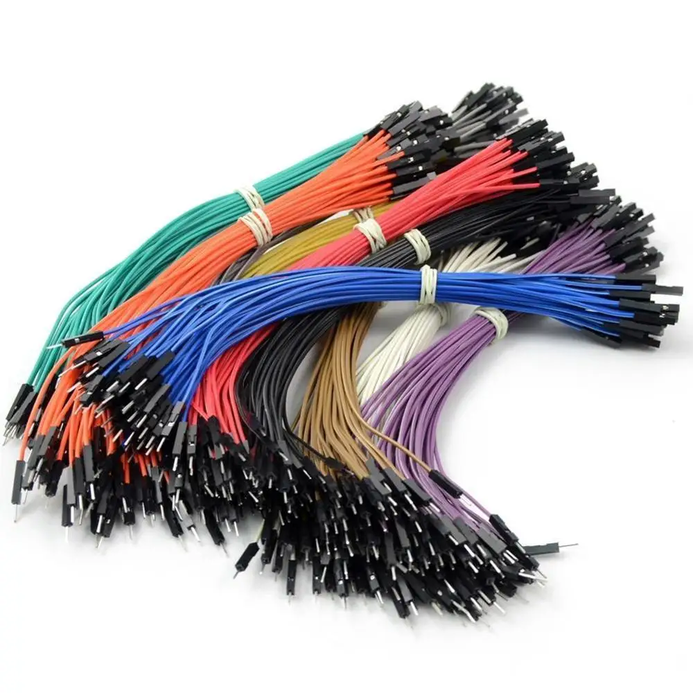

High Quality Universal 40pcs 2.54mm 20cm Double-headed Female To Male Wire For Jumper Cable Random Color 2019 New F9f3