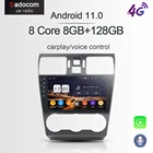 DSP PX6 TDA7851 2 din Android 11,0 8 ГБ ОЗУ + 68 ГБ Автомобильный dvd-плеер для Subaru WRX 2016 2017 GPS ГЛОНАСС карта Авторадио Bluetooth 5,0