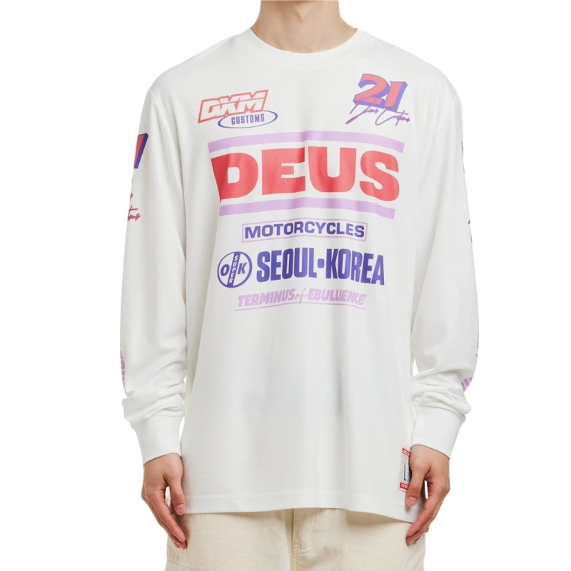 Джерси для мотокросса DEUS RACING 2024 Мужская велосипедная майка езды на горном