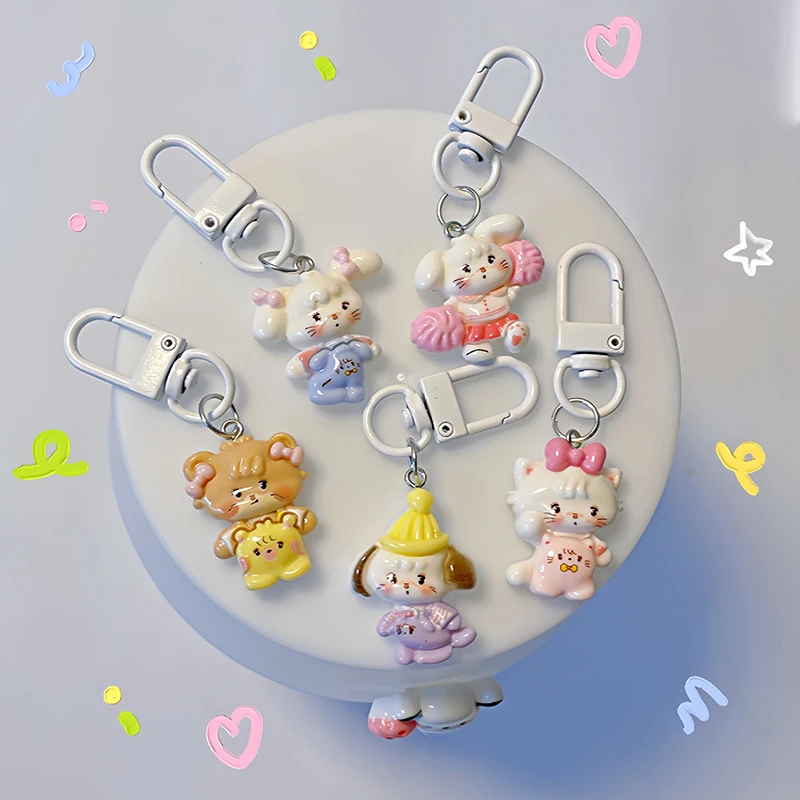 Милая искусственная полимерная подвеска в виде сердца для девочек Чарм-брелок