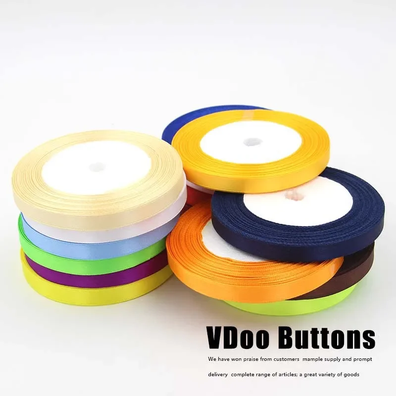 1 см атласная лента 250 ярдов для упаковки свадебного торта в подарочной упаковке с