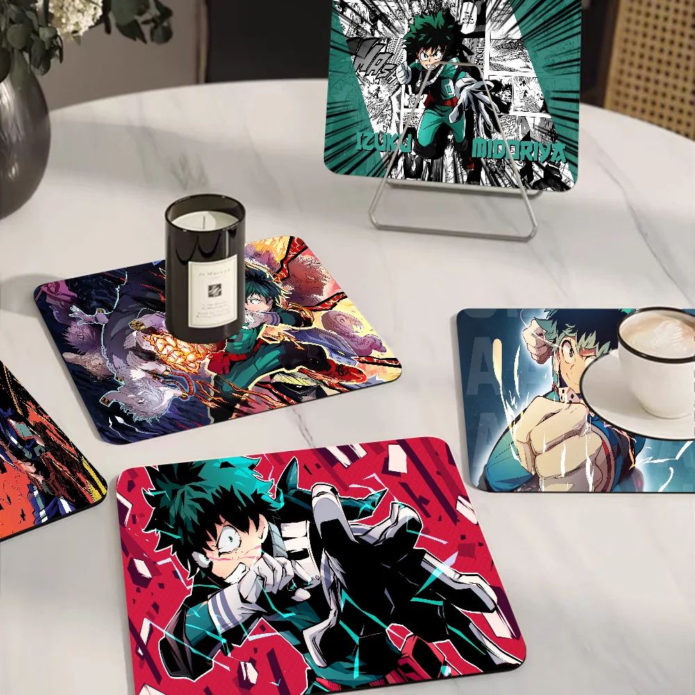 My Hero Academia Midoriya Izuku Кухонный Коврик С Кофейной Тематикой Быстросохнущий