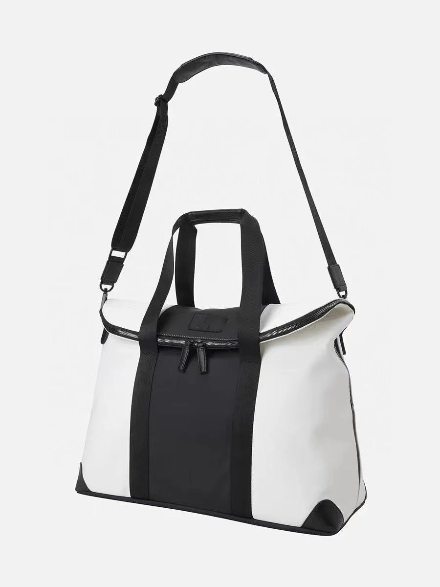 

Golf travel bag ball bag shoe bag fashion handbag clothes bag black and white