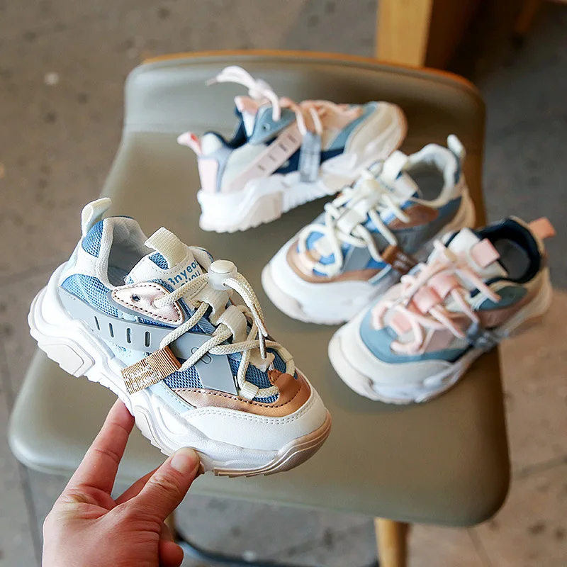 

Весна 2022 Детская Спортивная повседневная обувь спортивная обувь для мальчиков и девочек Повседневная Удобная и модная обувь для мальчиков ...