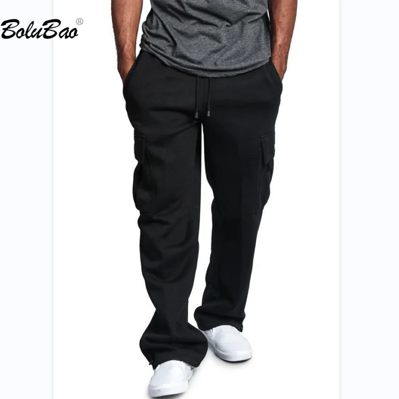 

BOLUBAO 2023 Outdoor Casual Pants For Men Solid Color Multi-Pocket Slim Pants High Quality Design Hot Casual Pants For Men