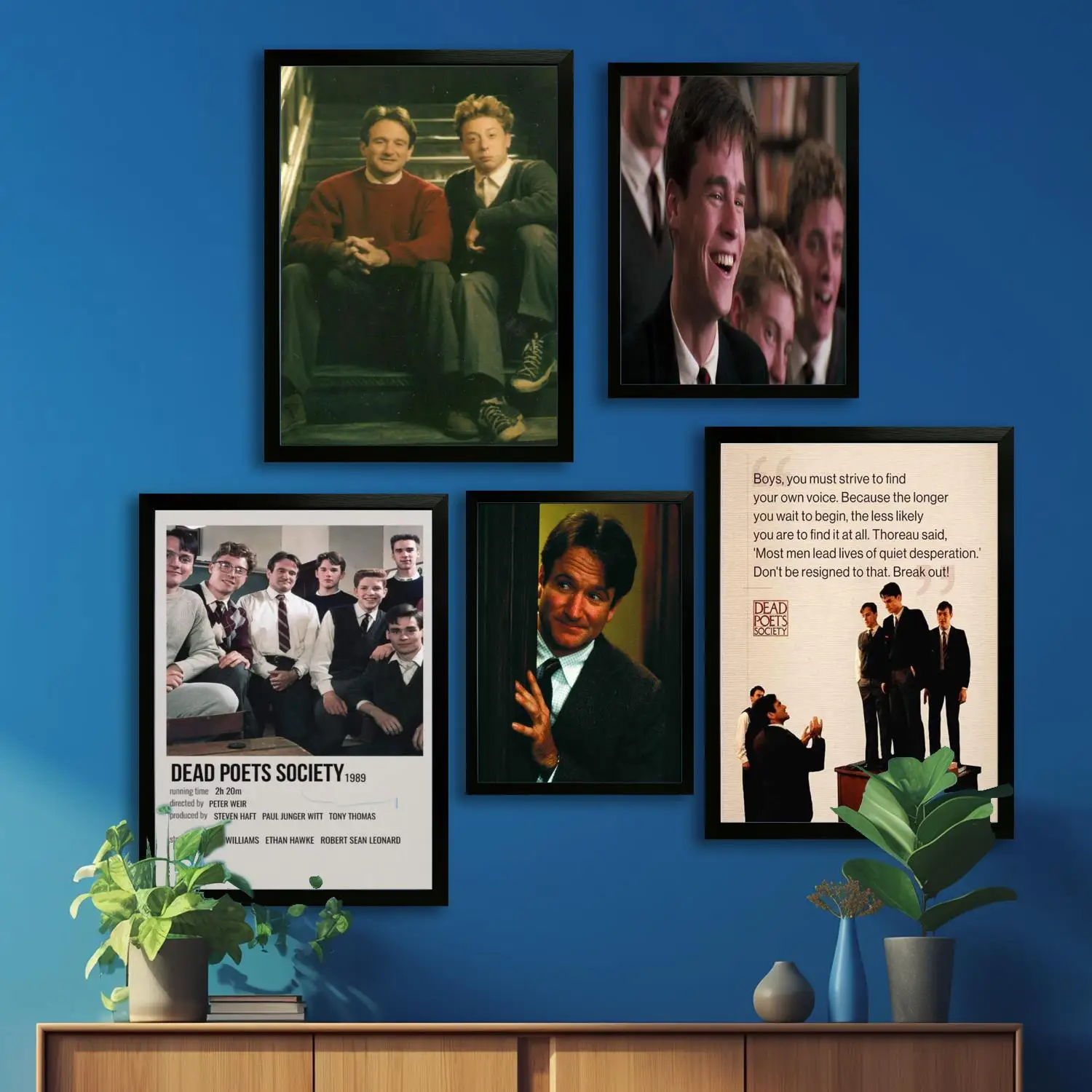 Мертвые поэты общество Холст Плакат и настенное искусство печать с изображением