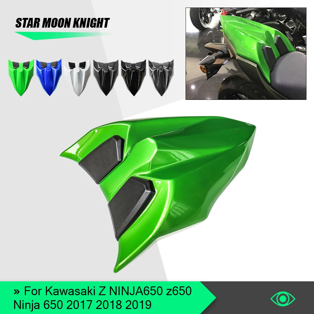 Funda de asiento trasero para Kawasaki Ninja650 Z650, asiento rígido para pasajero, para joroba, Ninja 650, Z 650, 2017, 2018, 2019