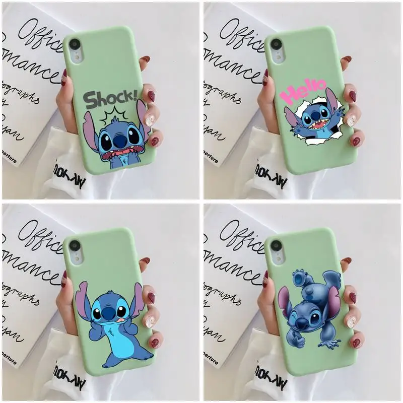 

Lilo & Stitch Phone Case For IPhone 11 12 13 Pro Max 6 6s 7 8 Plus XS XR 12mini Se 2020 Candy Case