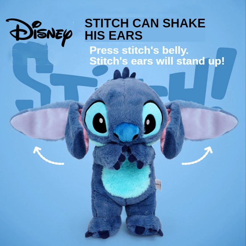 

Симпатичная детская мягкая плюшевая кукла Disney размером 33 см со стичем, плюшевые игрушки для подарка на день рождения, кукла для девочки на Р...