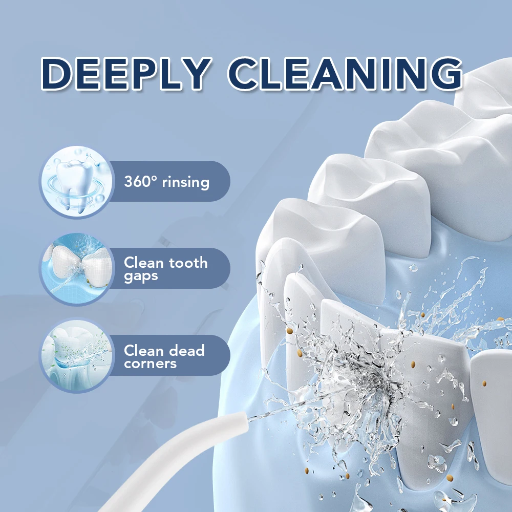 Портативный ирригатор для полости рта 3 в 1 воды электрическая зубная щетка