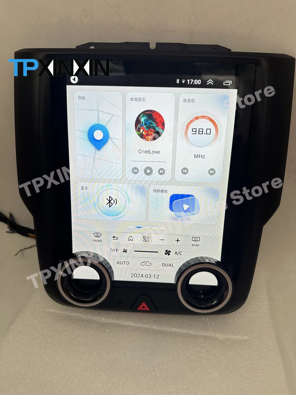 Автомобильный IPS экран на Android для Dodge Ram 1500 2500 2013 2014 2015 2016 2017 2018 GPS навигация