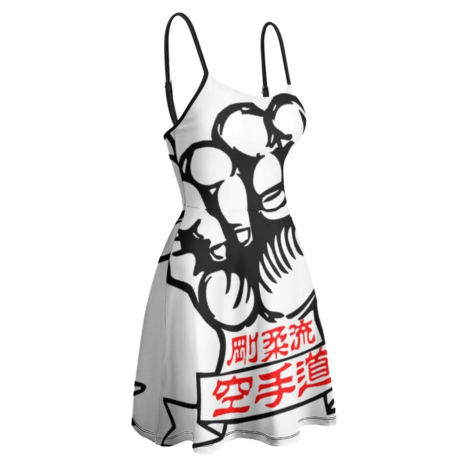Классическое креативное Сексуальное Женское Платье GoJu Ryu в виде кулака для