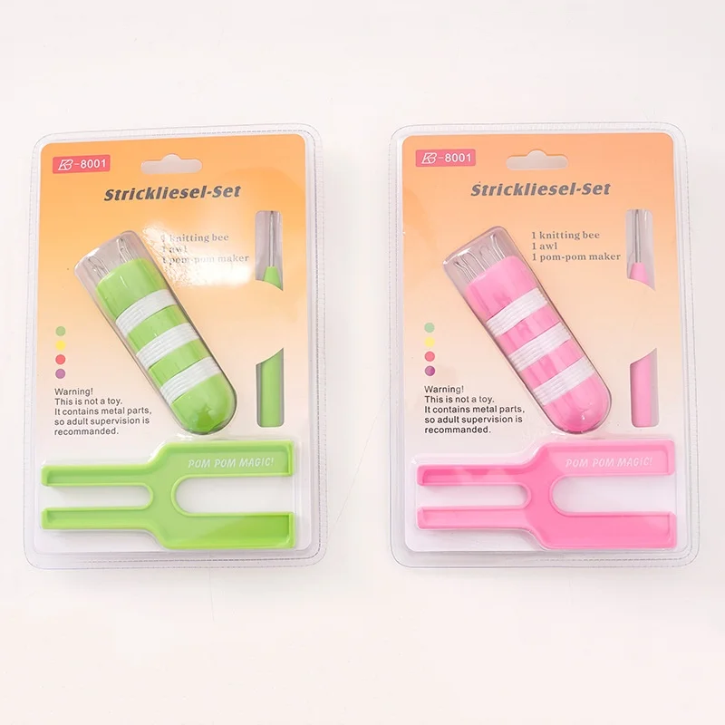 3 шт. набор для изготовления помпонов вязальные поделки вязальная машина шариков