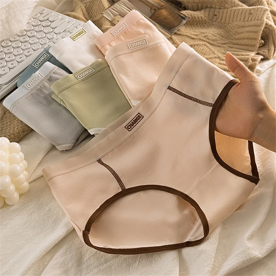 4 шт./комплект женские хлопковые трусы