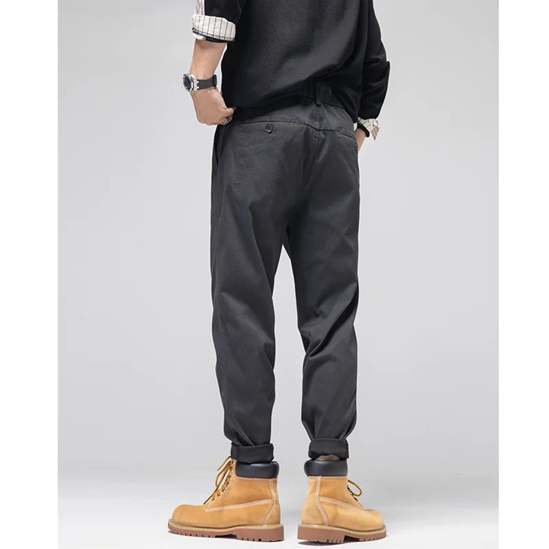 Streetwear Men Chaopai Loose Recreational Black Jeans Autumn and Winter New Pattern Fashion Straight Cylinder Trousers Female