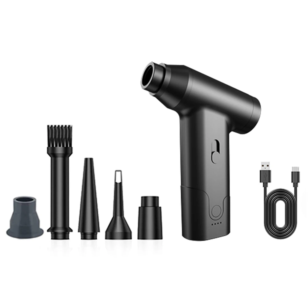 Мини-вентилятор турбовентилятора 110000 RPM 4000 мАч Беспроводной воздуходувка