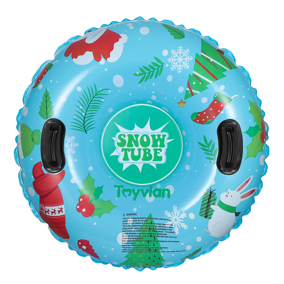 

Snow Tube Sledinflatable Kids Adults Heavy Dutyhandles Winter Sledding Tubes Outdoor Toys