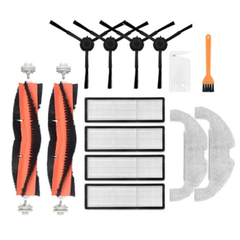 

EAS-Main Side Brush Filter Mop Rag Replacement For Xiaomi Dreame Bot Z10 Pro L10 Plus Robot Vacuum Cleaner Spare Parts