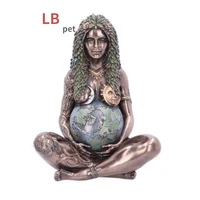 mother earth statue resin office ornament car ornament crafts mother earth gaia goddess ornament ornament