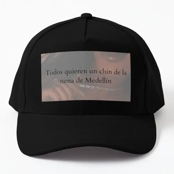 

Бейсболка La Nena De Medellin, кепка, летняя мужская Кепка в стиле хип-хоп, Ранняя Черная Спортивная Кепка для мальчиков, весна