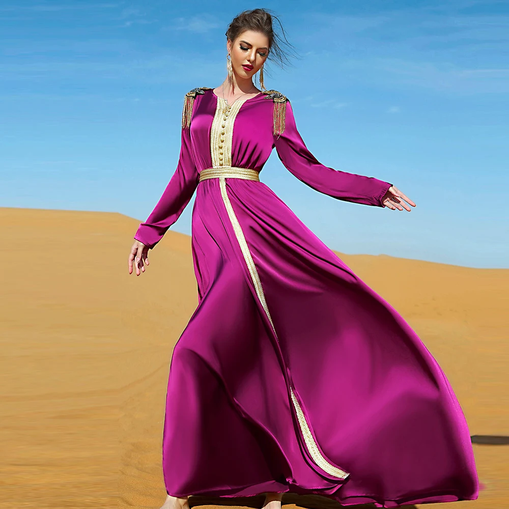 Рамадан Eid Abaya Дубай, Турция исламское мусульманское длинное платье Пакистанская одежда Абая для женщин Caftan Marocain Robe Musulmane Femme