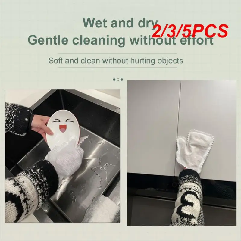 

2/3/5PCS Cleaning Dusting Gloves 21x20.2cm Powerful Cleaning Without Leaving Marks Wet And Dry Use Easy To Clean And Reusable