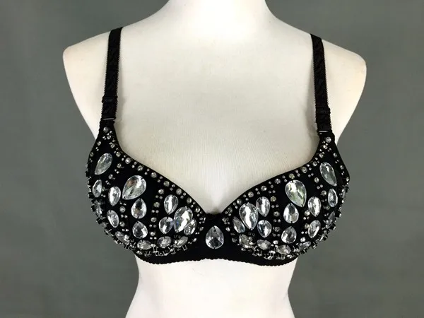 Одежда для ночного клуба танцевальная одежда черный красный белый драгоценный