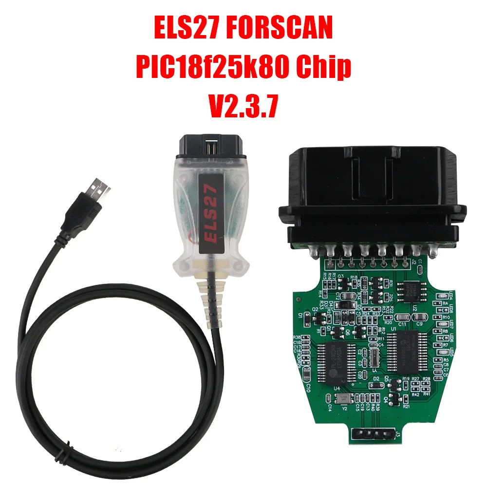 ELS27 Forscan V2.3.7 зеленый PCB PIC18f25k80 чип для Mazda автомобильный диагностический инструмент многоязычные работы ELM327 и J2534 Pss-Thru ELS27 Forscan V2.3.7 зеленый PCB PIC18f25k80 чип для Mazda автомобильный диагностический инструмент многоязычные работы ELM327 и J2534 Pss-Thru