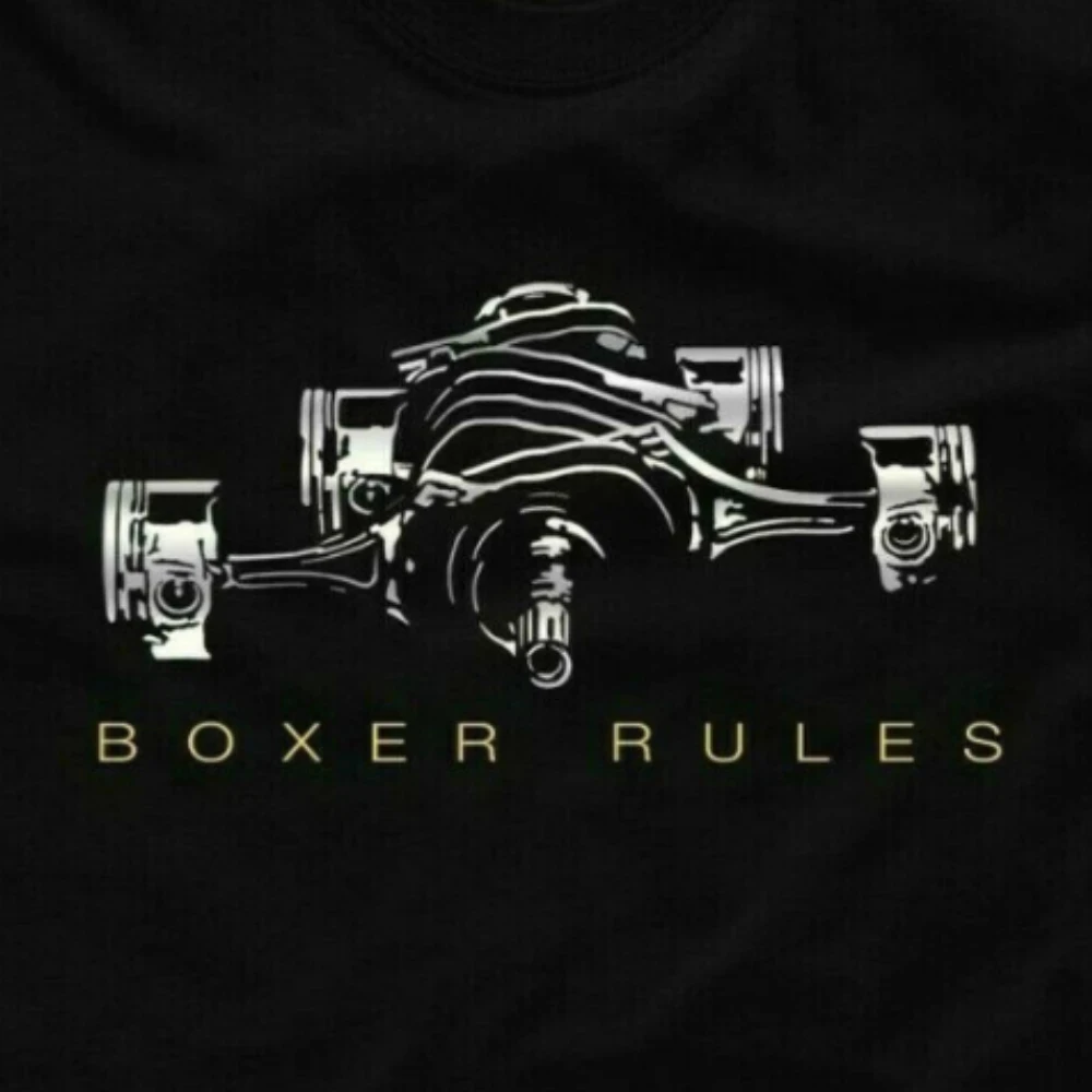 Мужская хлопковая футболка Boxer Engine 911 997 GS 1200 JDM Sti 22b Wrx летняя с коротким рукавом и