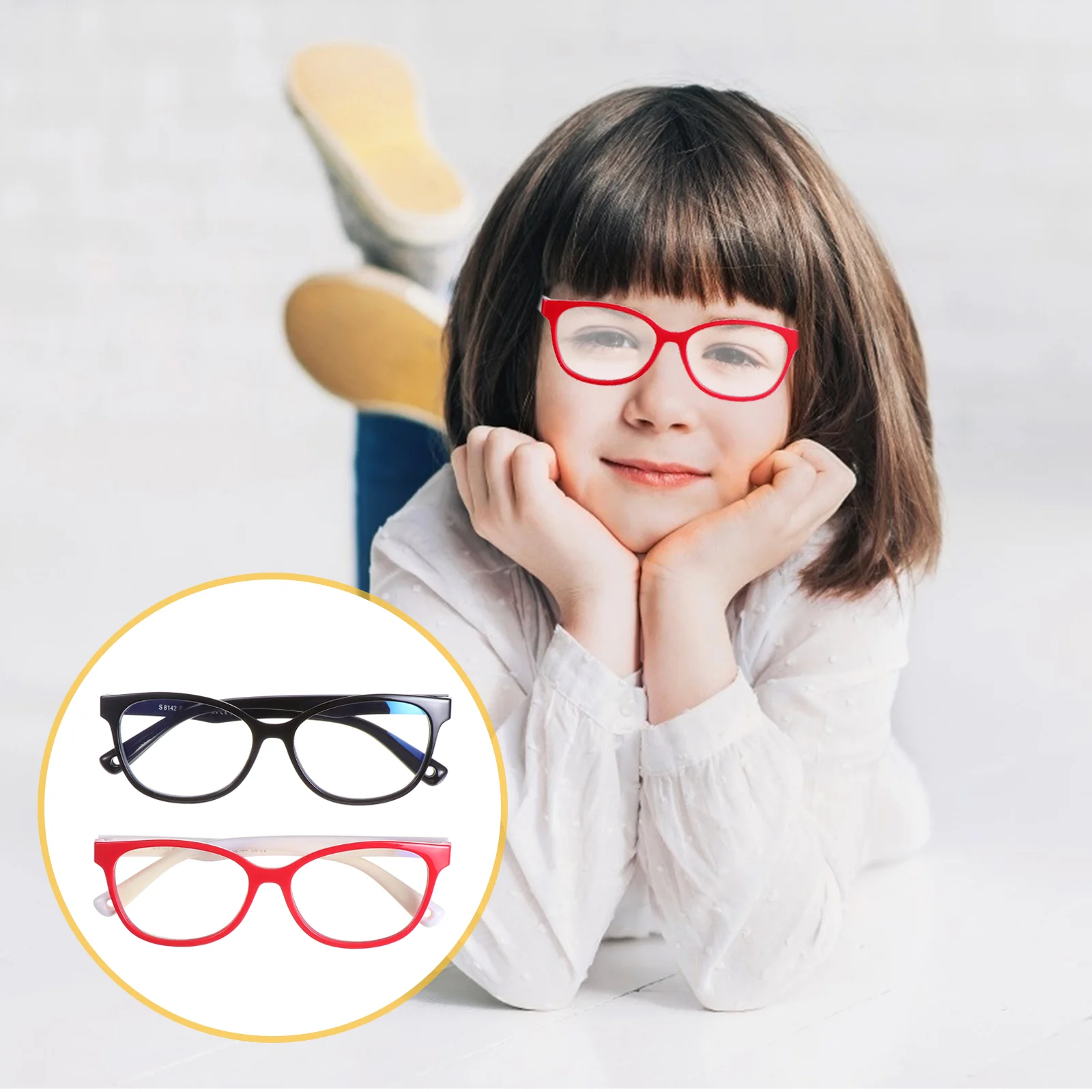 

Glasses Blue Screen Protection Light Computer Eyeglasses Anti Kids Blocker Gaming Blocking Glare Eye Strain Glasse Optical