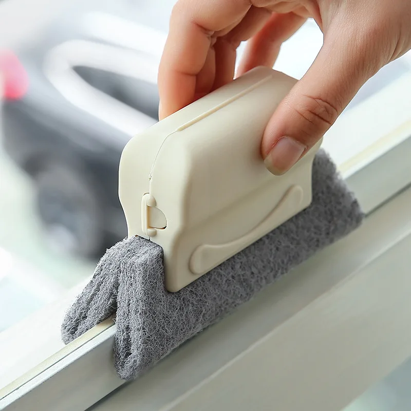 

Sweep Washing Gadgets Window Slideway Groove Cleaner Products Household Cleaning Brush Useful Tool Things For Home