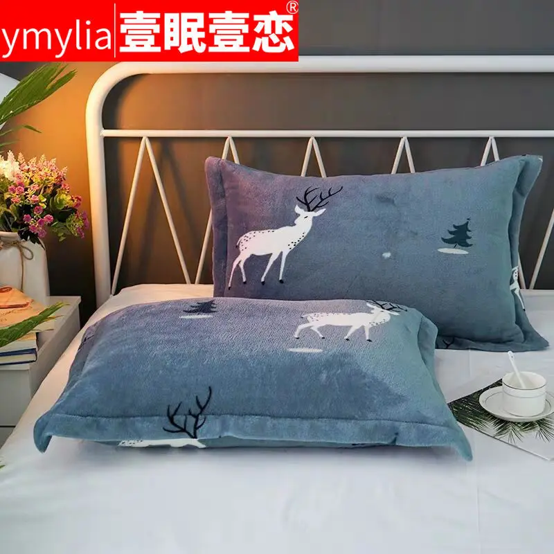 Наволочки домашний декор фланелевая наволочка для подушки Студенческая из