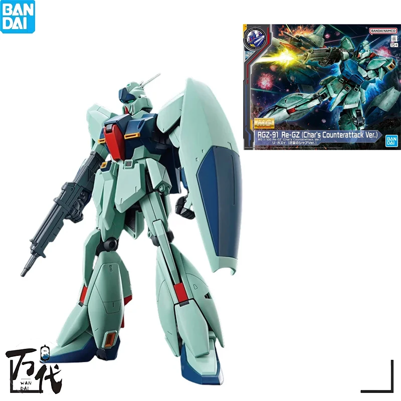 Оригинальные BANDAI оригинальные модели MG 1/100 RGZ-91 GUNDAM фигурка аниме коллекционные