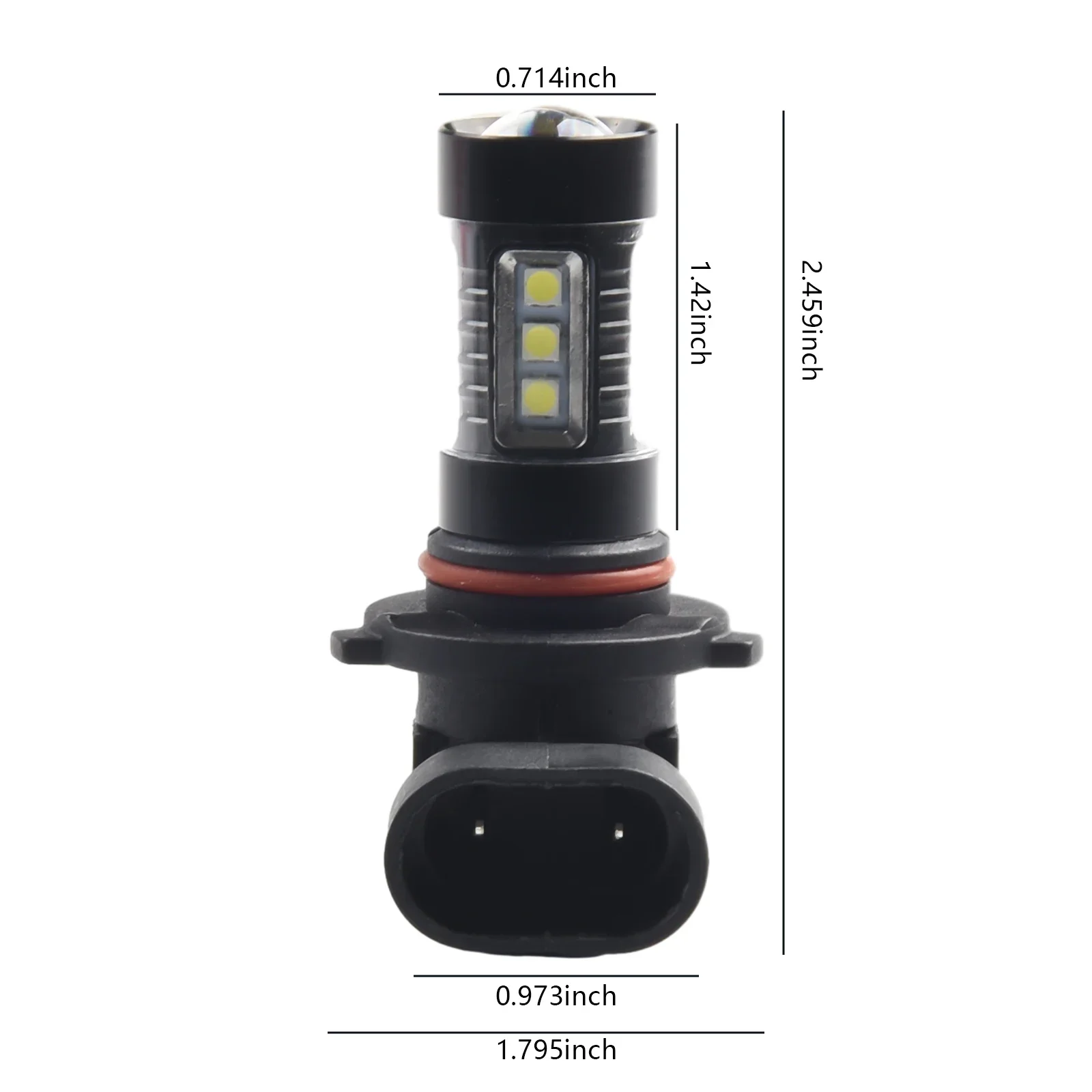 Светодиодные противотуманные фары 50000H 9140 9145 1760LM 360 градусов алюминиевый сплав