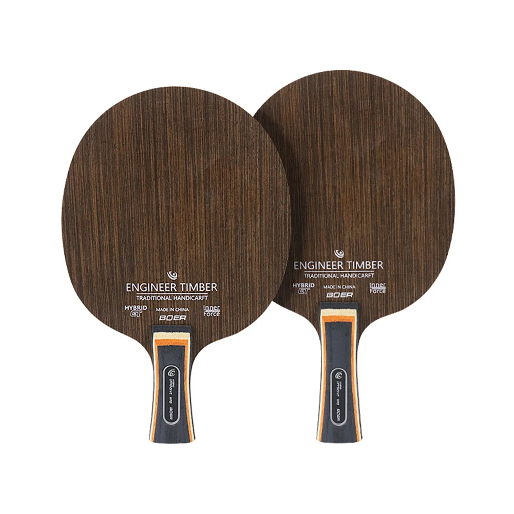 Ebony Dalbergia Table Tennis Blade Ping Pong Paddles Offensive Curve Handmade Table Tennis Racket Bottom Plate For Competition