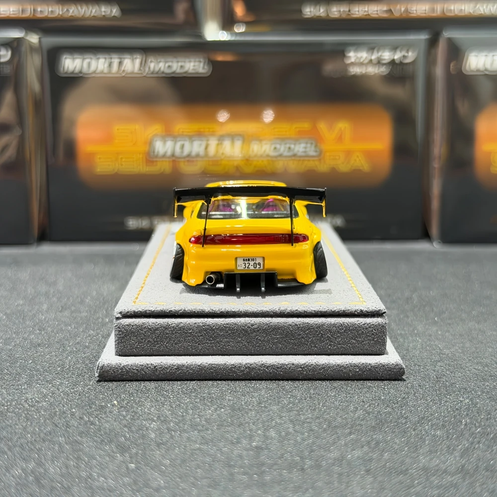 Фото Модель автомобиля Mortal 1:64 S14 GT-SPEC V1 SEIKI OOKAWARA HEC из литого металла №5