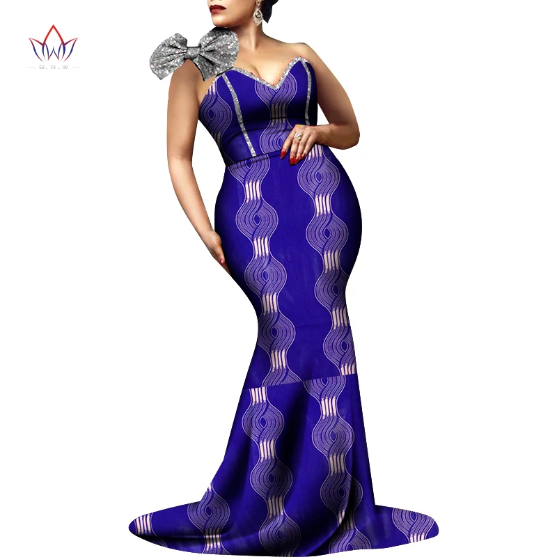 

Африканское платье для женщин без рукавов, официальный наряд для Дашики, вечерние африканские тканевые с цветочным принтом, традиционные п...