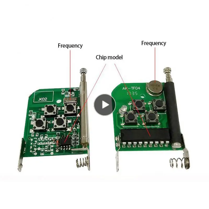 

Wide Application Range Electric Garage Button Copyable Chip Buttons Garage Distance Remote Control Copy Duplicator