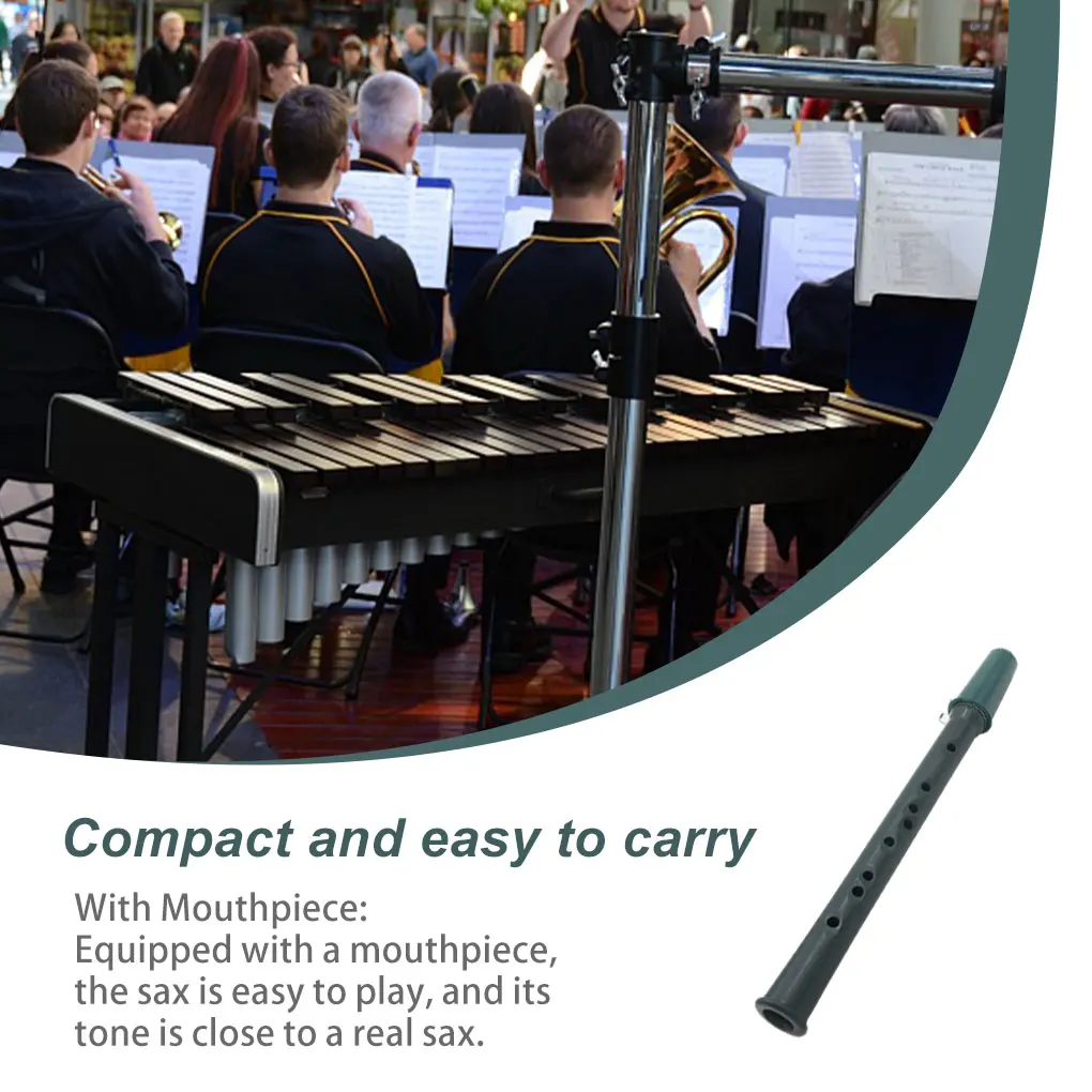 

Mini Pocket Saxophone Small Sax with Mouthpieces Cleaning Cloth Woodwind Musical Instrument Professionals Students