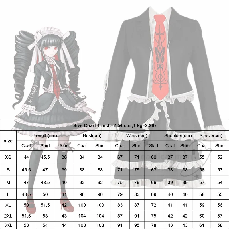 Lolita Zentai Uniform Anime Danganronpa Yasuhiro Taeko Cosplay Costume Women Celestia Ludenberg Gambling Outfit Lace Dress Wig images - 6