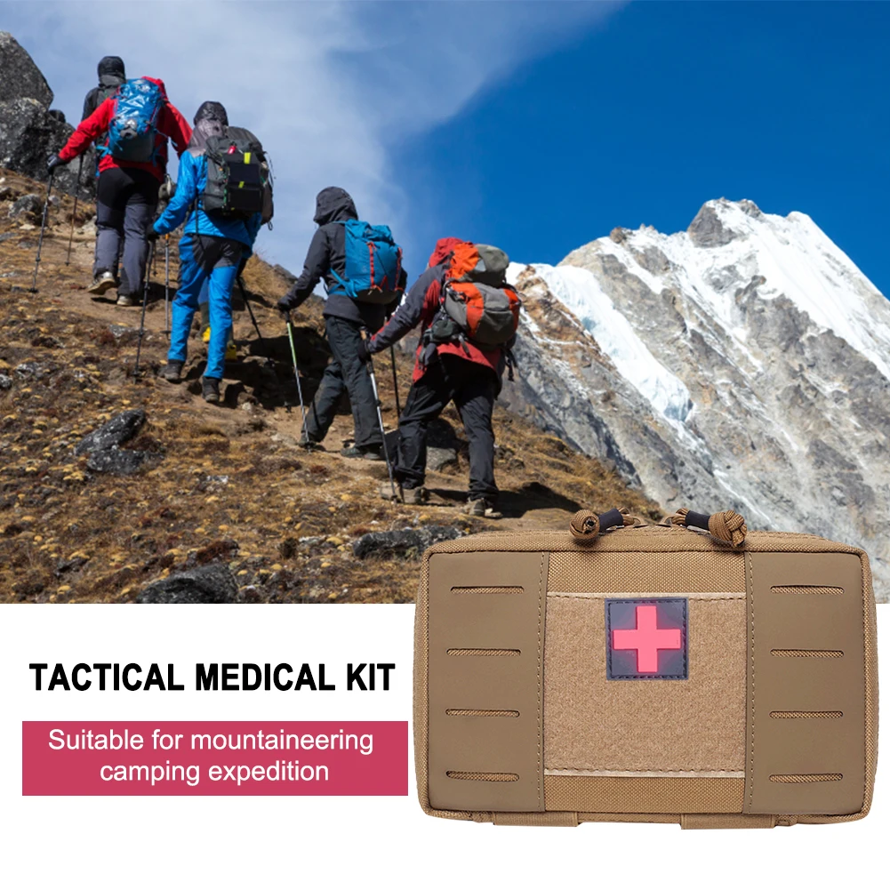 

1000D Медицинские комплекты из ткани Оксфорд, портативная Аварийная сумка для выживания, прочная многофункциональная гладкая уличная сумка, аксессуары